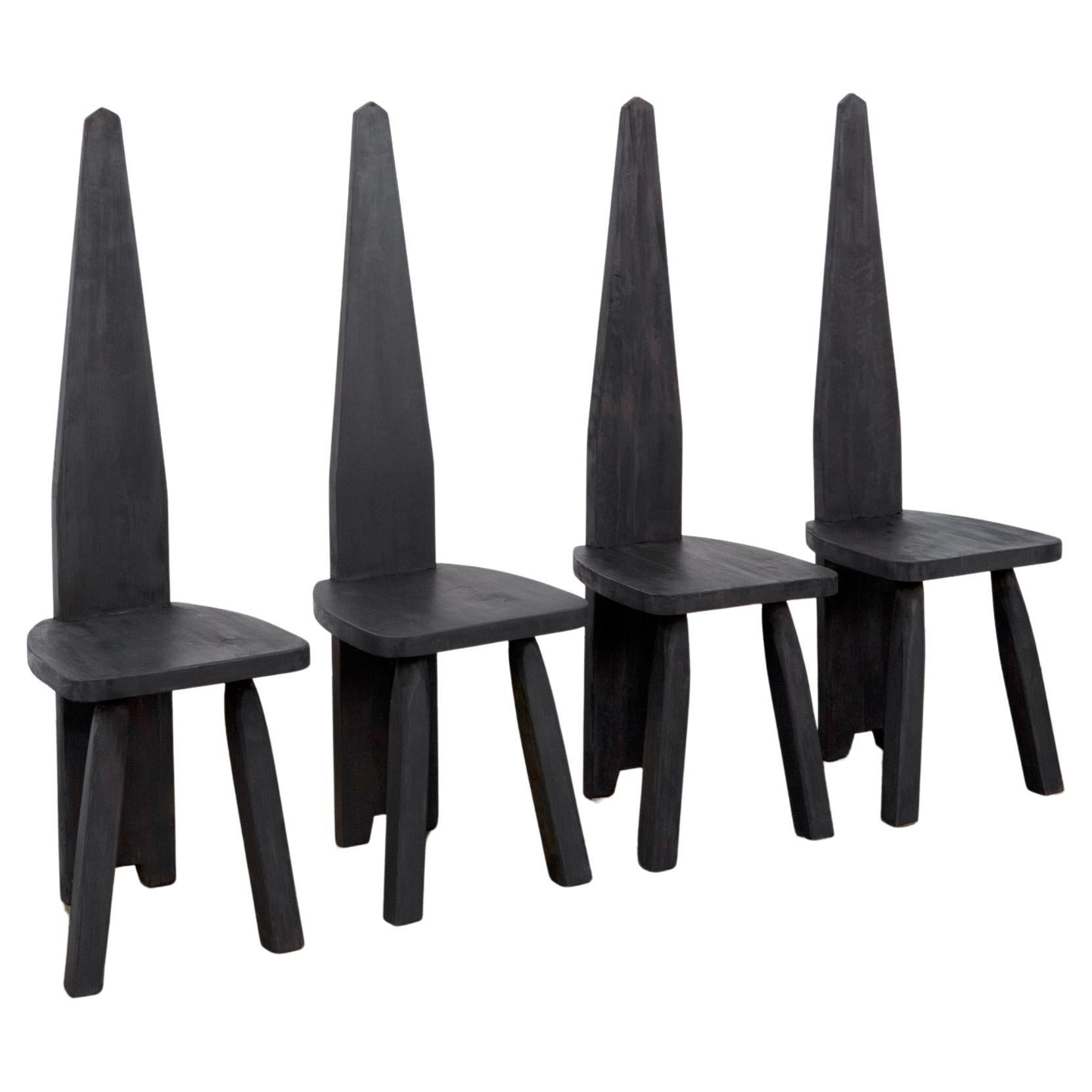 Brutalistischer Hochlehnstuhl