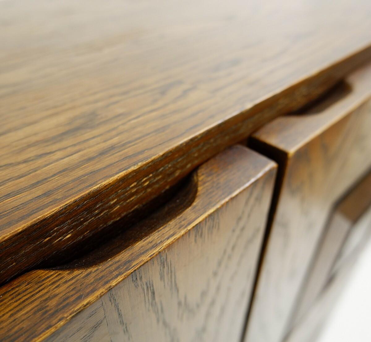 Late 20th Century Brutalist Highboard from the 70s