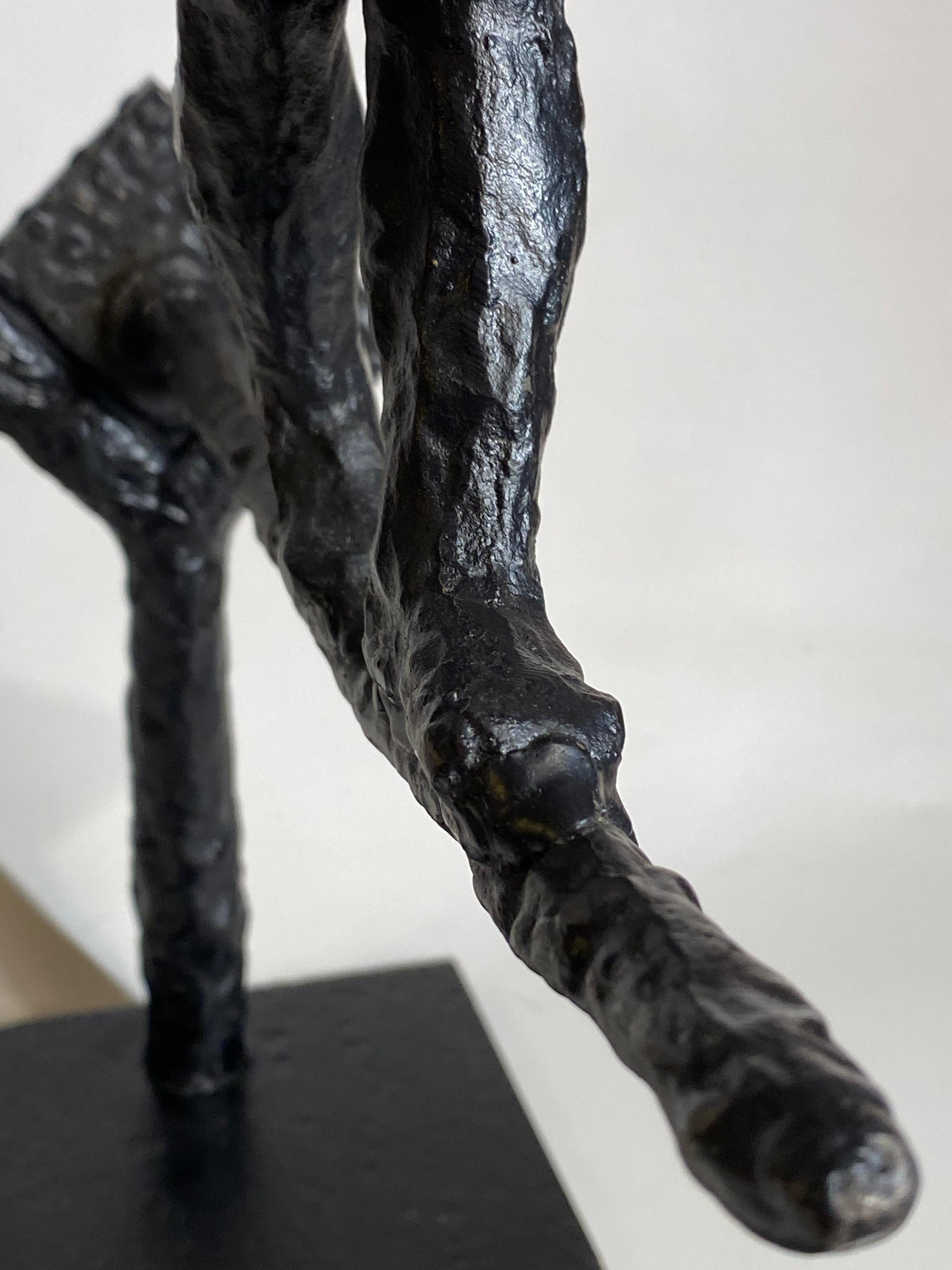 Brutalist Highwire Tightrope Walker Sculpture For Sale 4