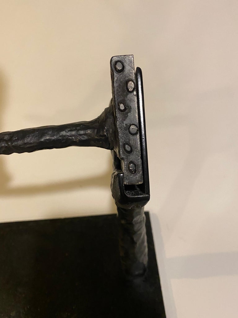 Brutalist Highwire Tightrope Walker Sculpture For Sale at 1stDibs