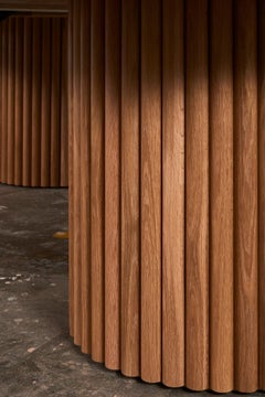 Brutalist Inspired Custom Made Pedestal "Marilyn" Dining Table by Kate Duncan