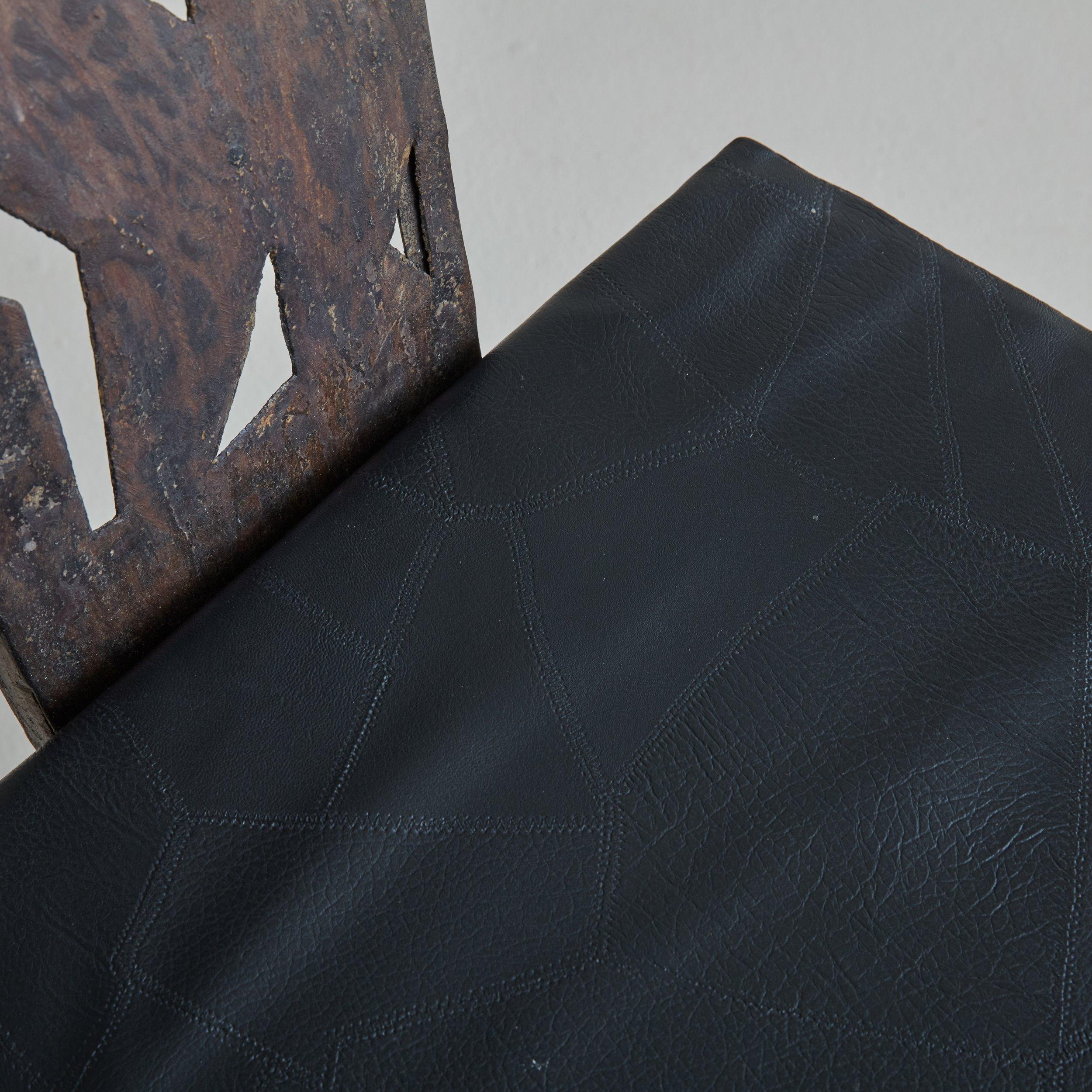 Brutalist Iron Dining Chair, France 1970s - 6 Available For Sale 13