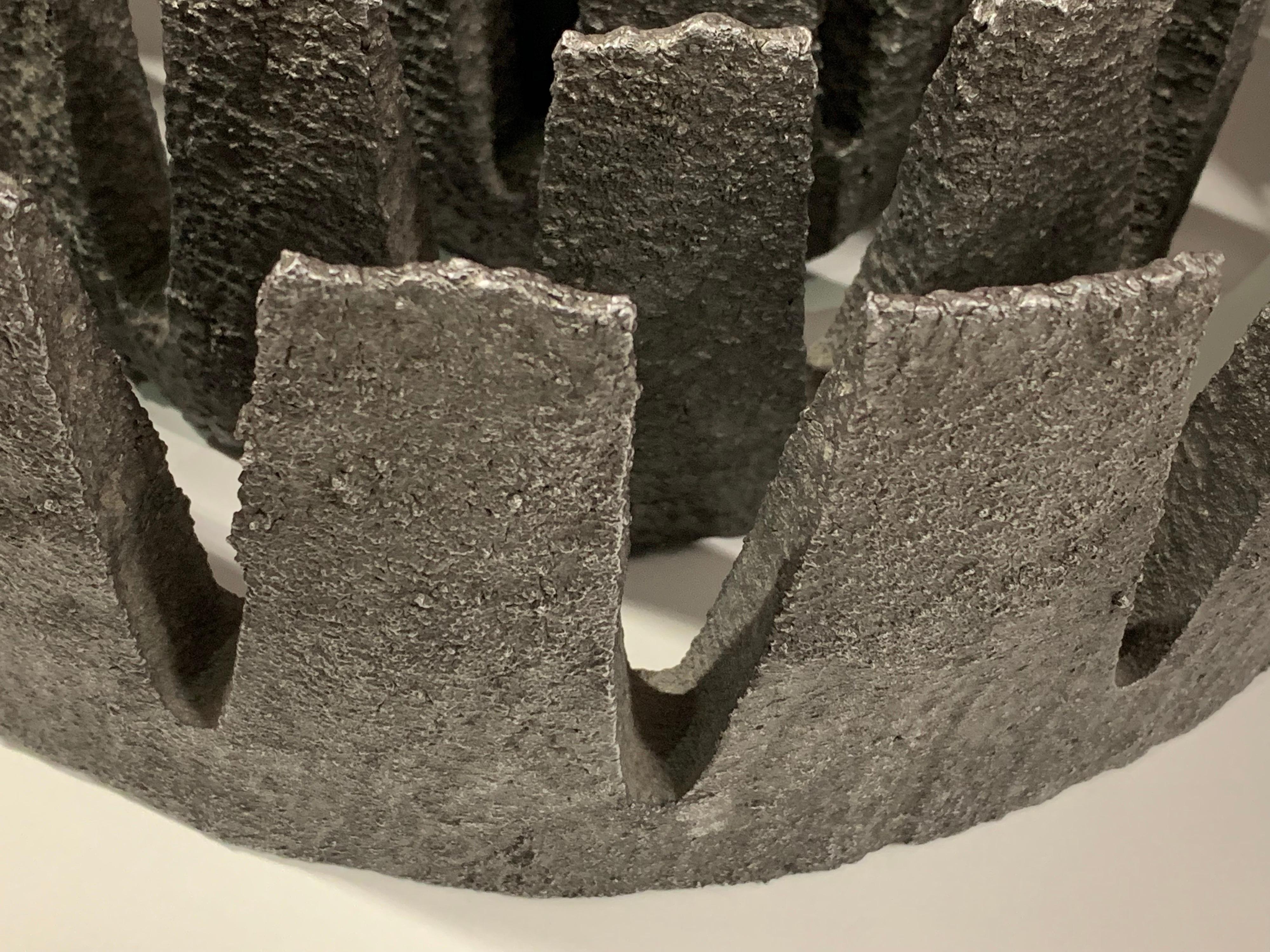 Brutalistische Aluminium-Unterputzdose, Aneta, Schweden, 1970 im Zustand „Starke Gebrauchsspuren“ im Angebot in Bronx, NY