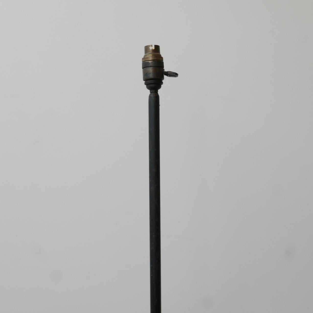 Brutalist Iron Mid-Century French Chain Floor Lamp In Good Condition In London, GB