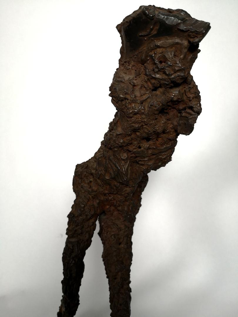 Brutalist Iron Sculpture, by Istvan Drabik, 2003 In Good Condition In Budapest, HU