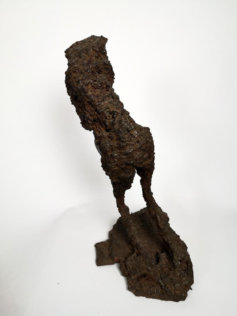Brutalist Iron Sculpture, by Istvan Drabik, 2003 2