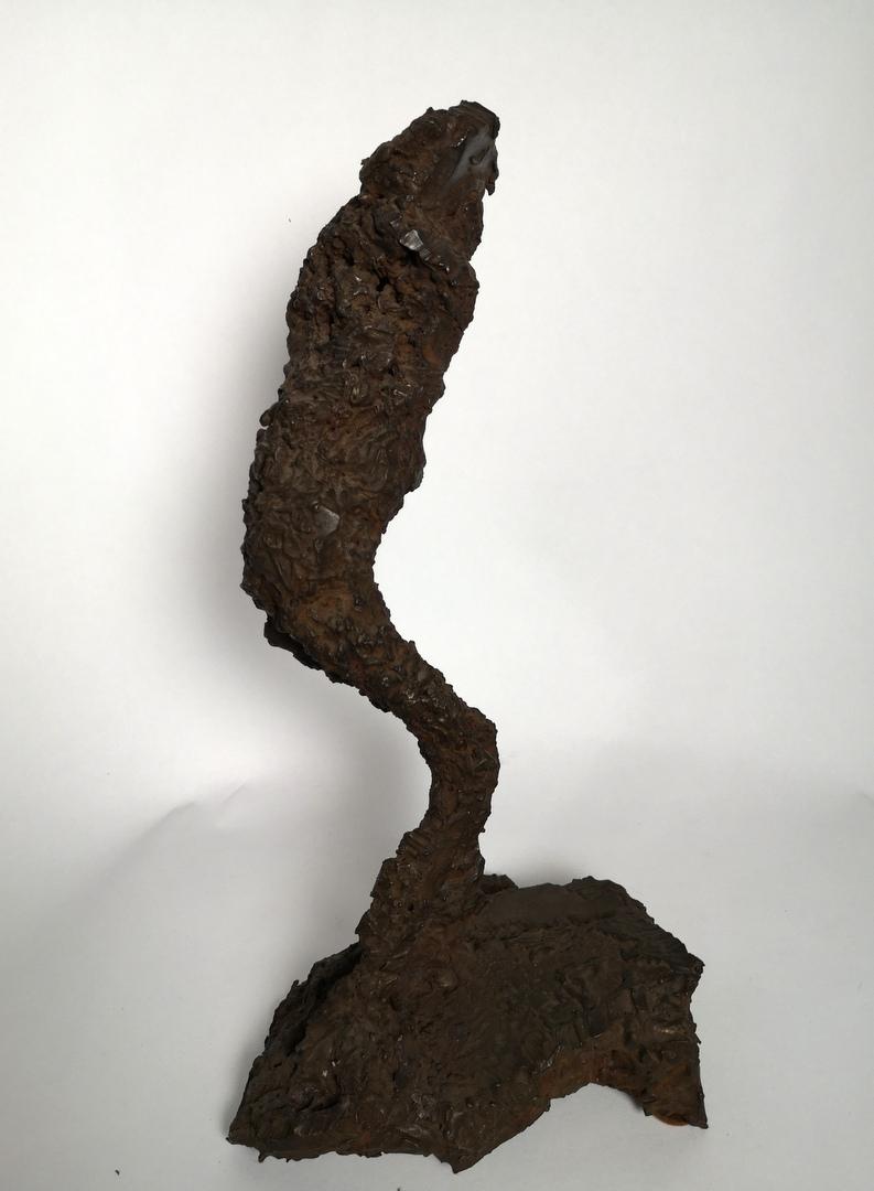 Brutalist Iron Sculpture, by Istvan Drabik, 2003 3