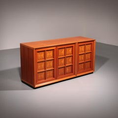 Brutalist Italiaans Sideboard Caccia alla Volpe voor Linea Arredo