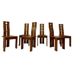 Brutalist Italian Dining Chairs