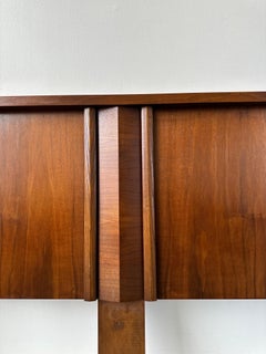 Brutalist King Size Walnut Headboard