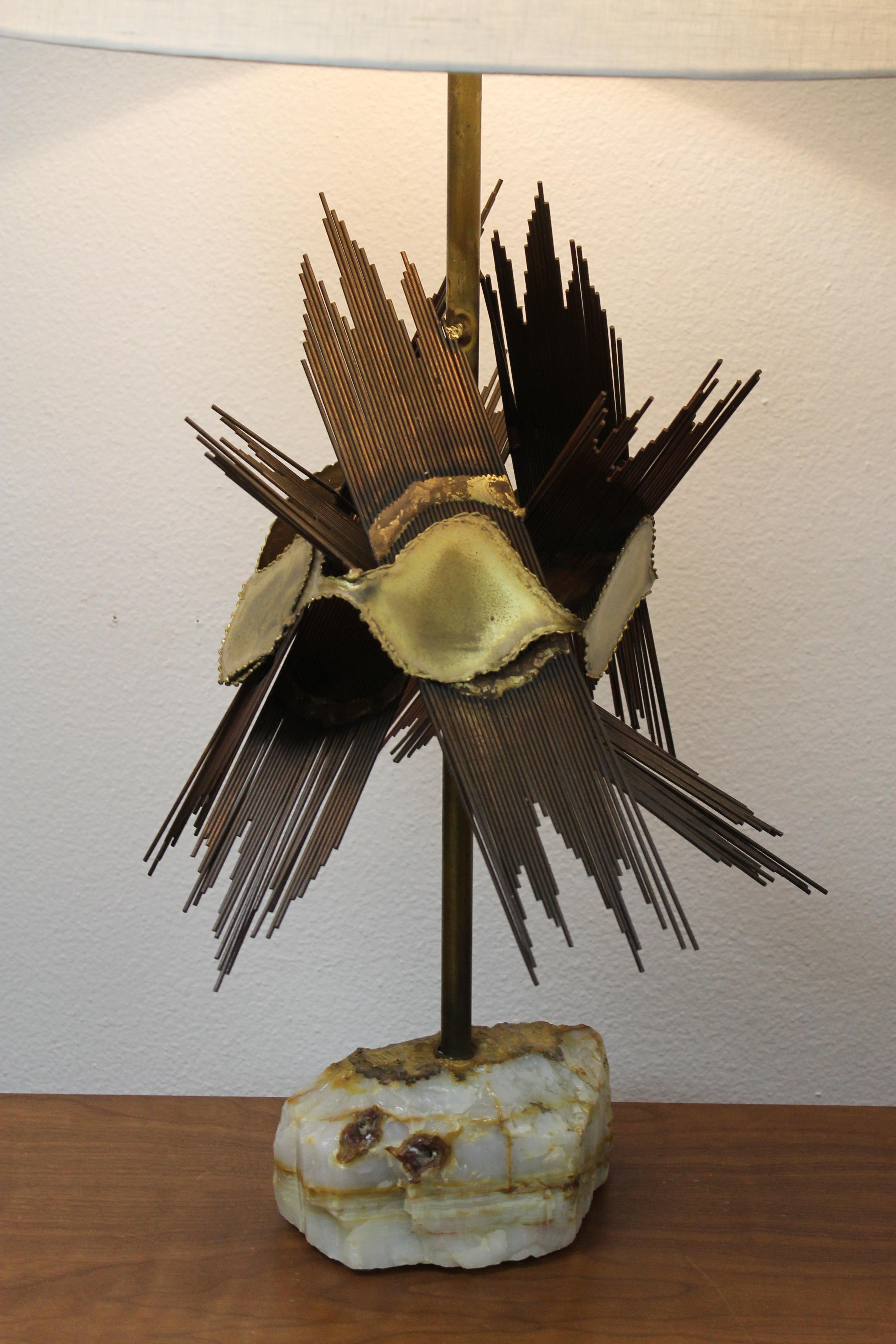 American Brutalist Lamp by Bijan