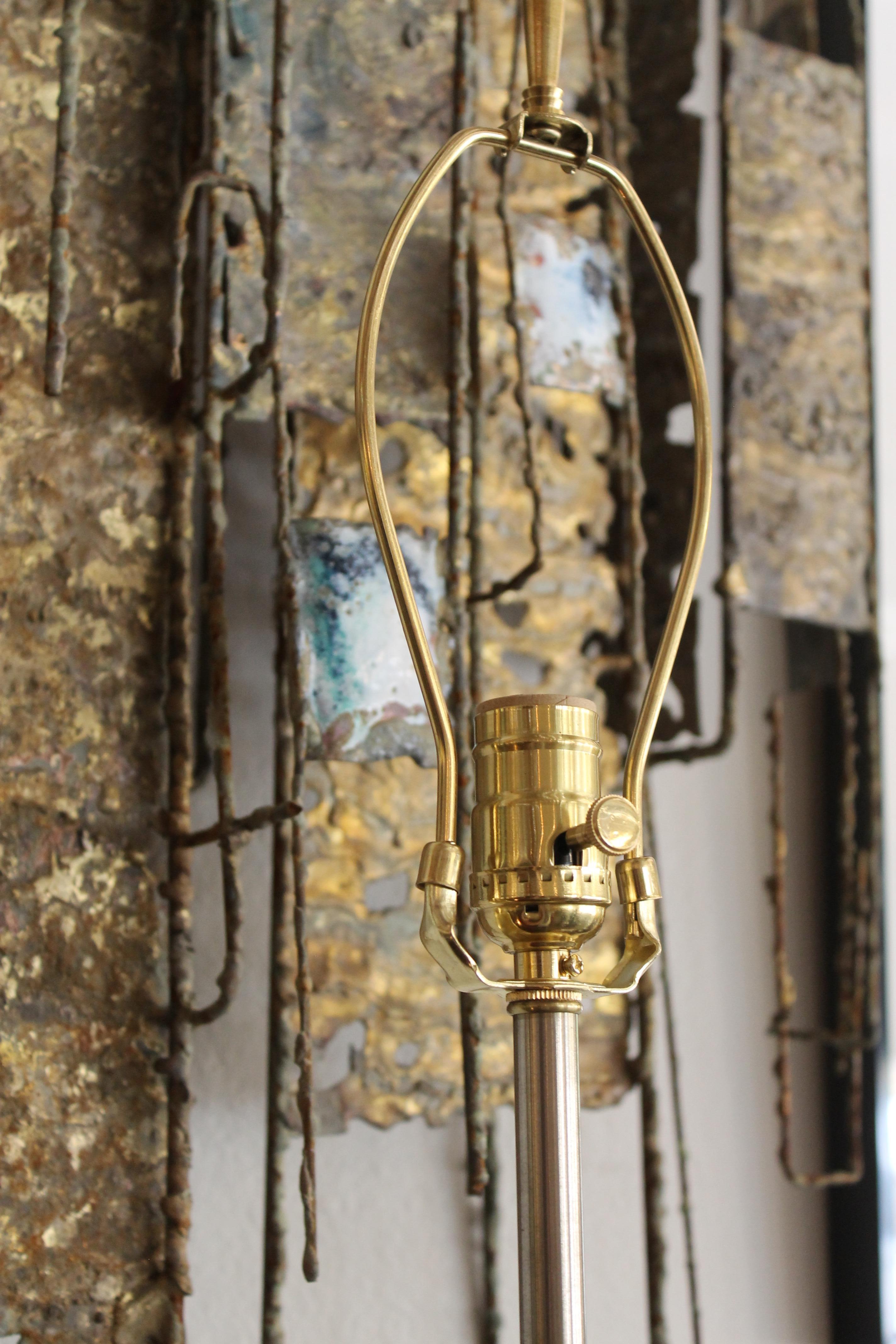 Brutalist Lamp by Richard Barr for Laurel Lamp Co. 1