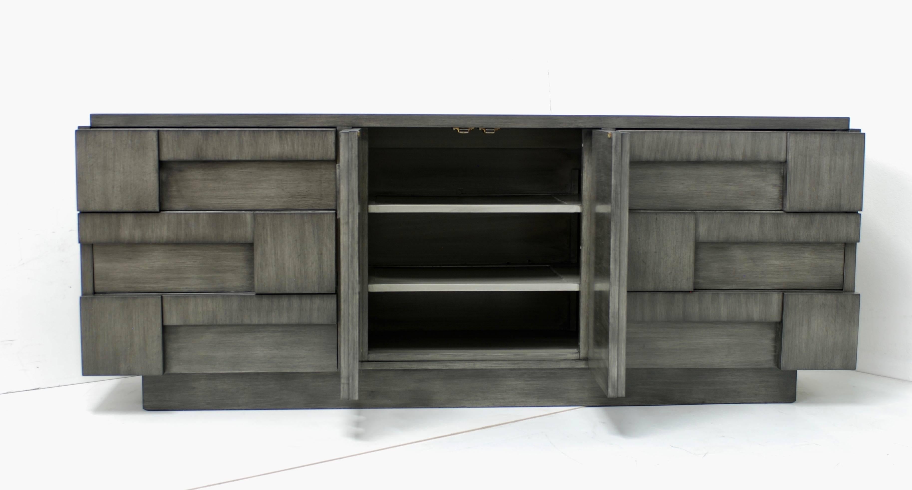 lane brutalist credenza