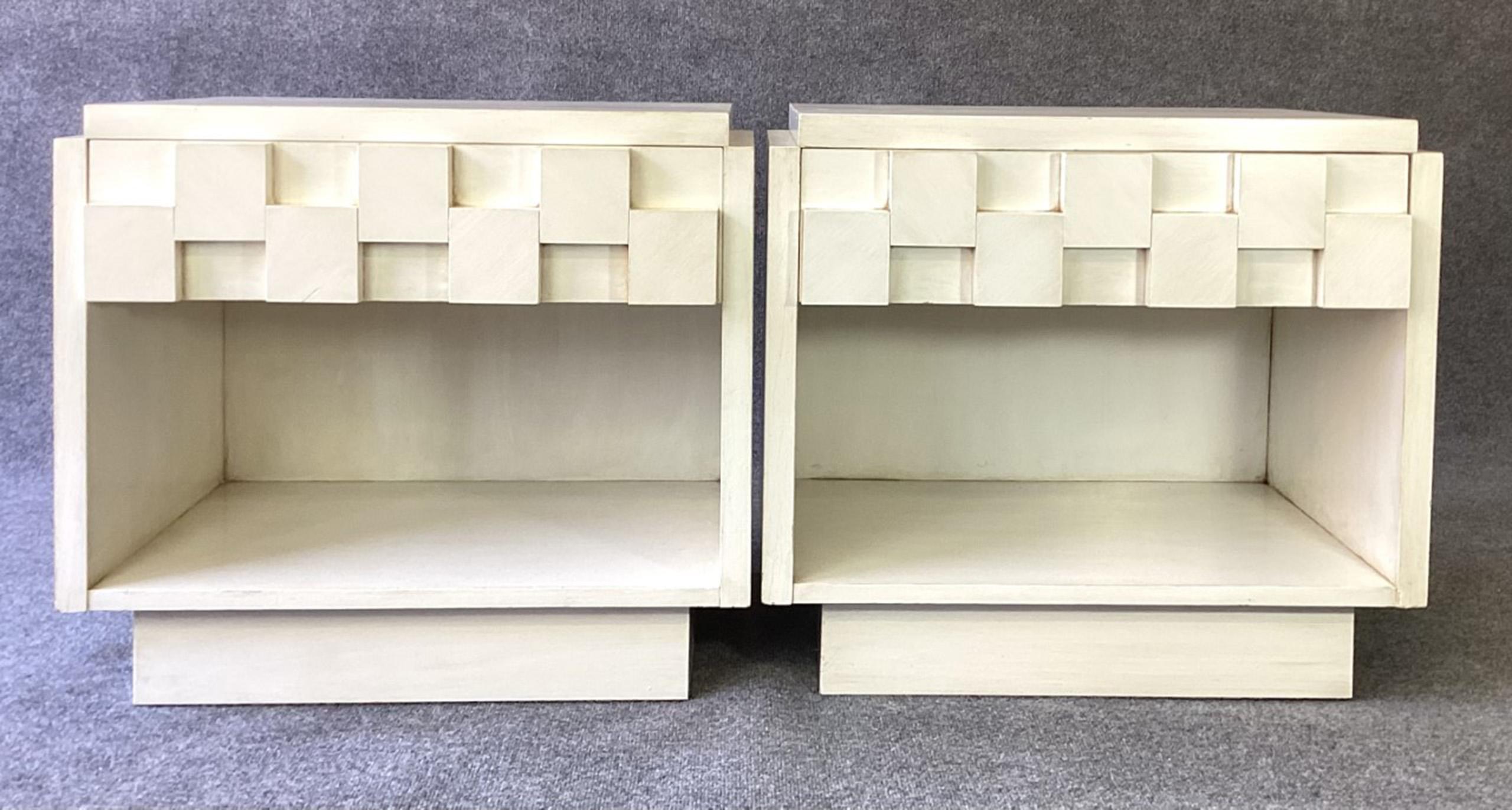 brutalist nightstands