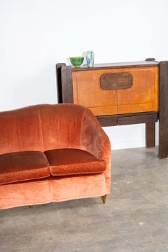 Mobile da bar brutalista in pelle, Afra & Tobia Scarpa