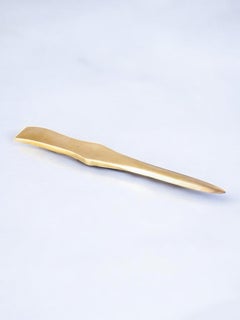 Brutalist letter opener by Leopold, bronze, 1970, Spain