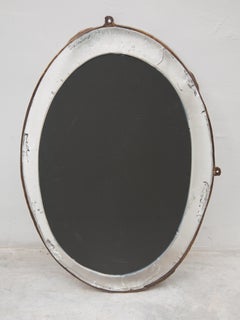 Brutalist Lothar Klute Wall Mounted Mirror and Bronze, 1980s