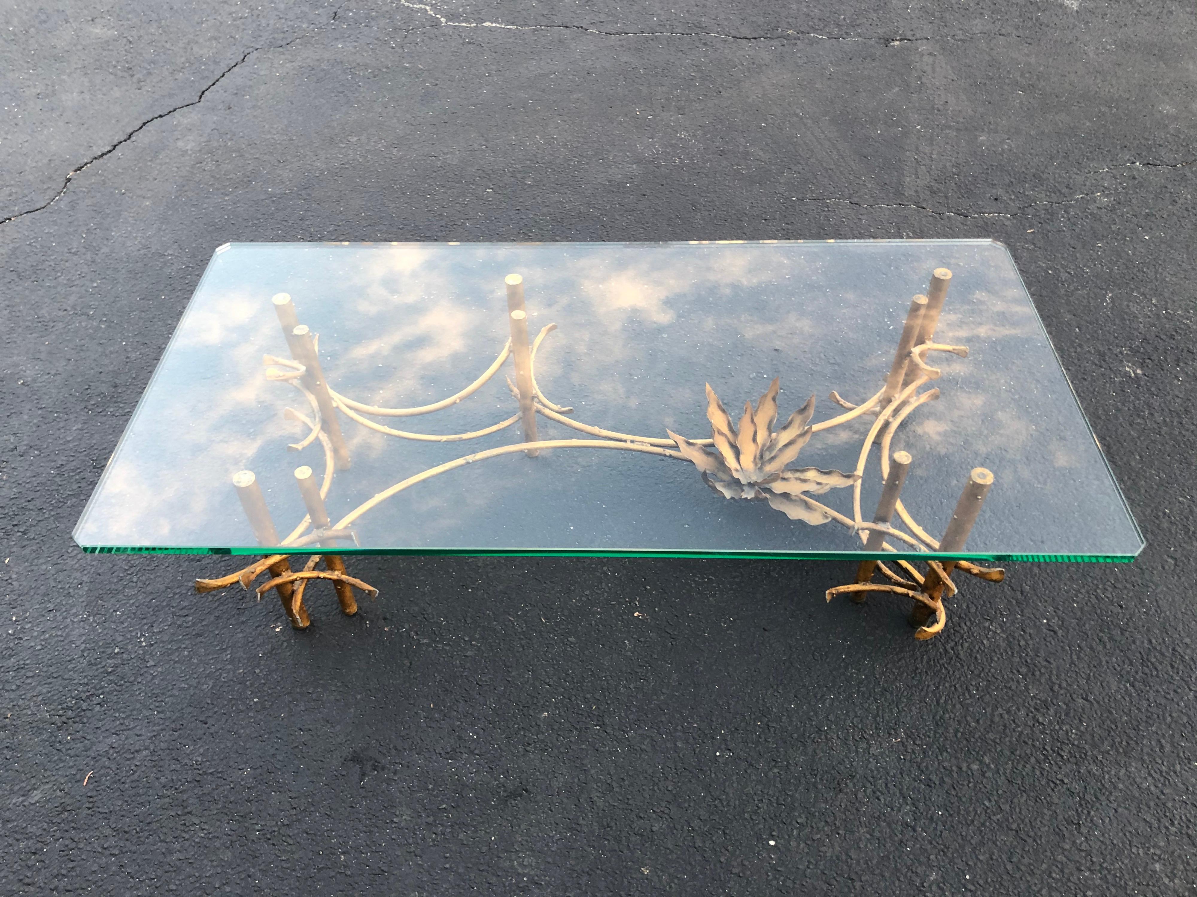 Brutalist Lotus Coffee Table by Silas Seandel In Excellent Condition In Redding, CT