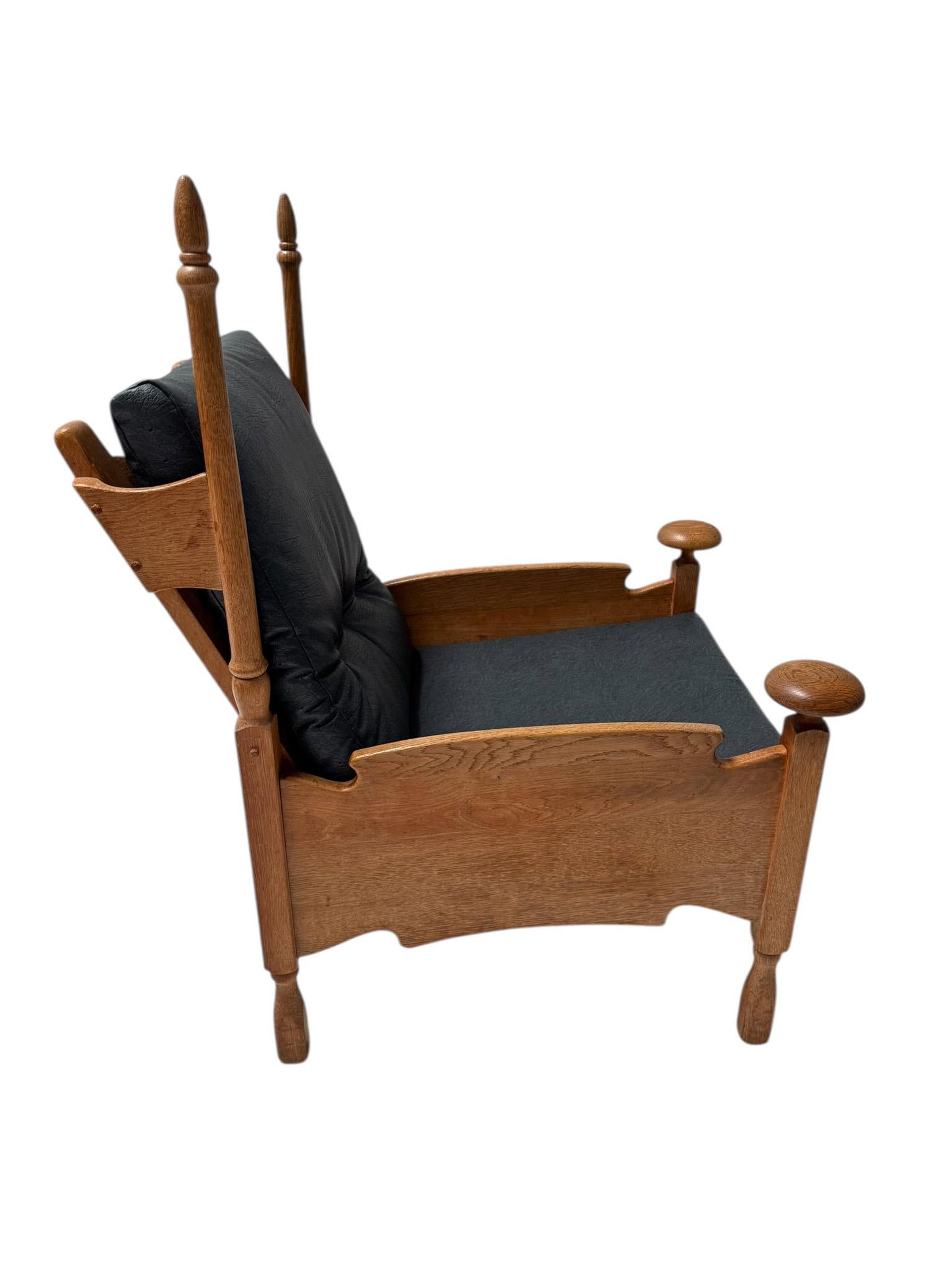 Néerlandais Chaise longue brutaliste d'Abraham Sprij pour Sprij Furniture Holland, années 1960 en vente