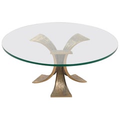 Brutalist Low Table, 1970s