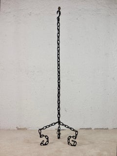 Brutalist Marine Chain Tripod Floor Lamp from France, 1960s