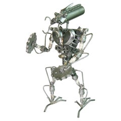 Used Brutalist Metal Abstract Sculpture "The Sum of All Parts"