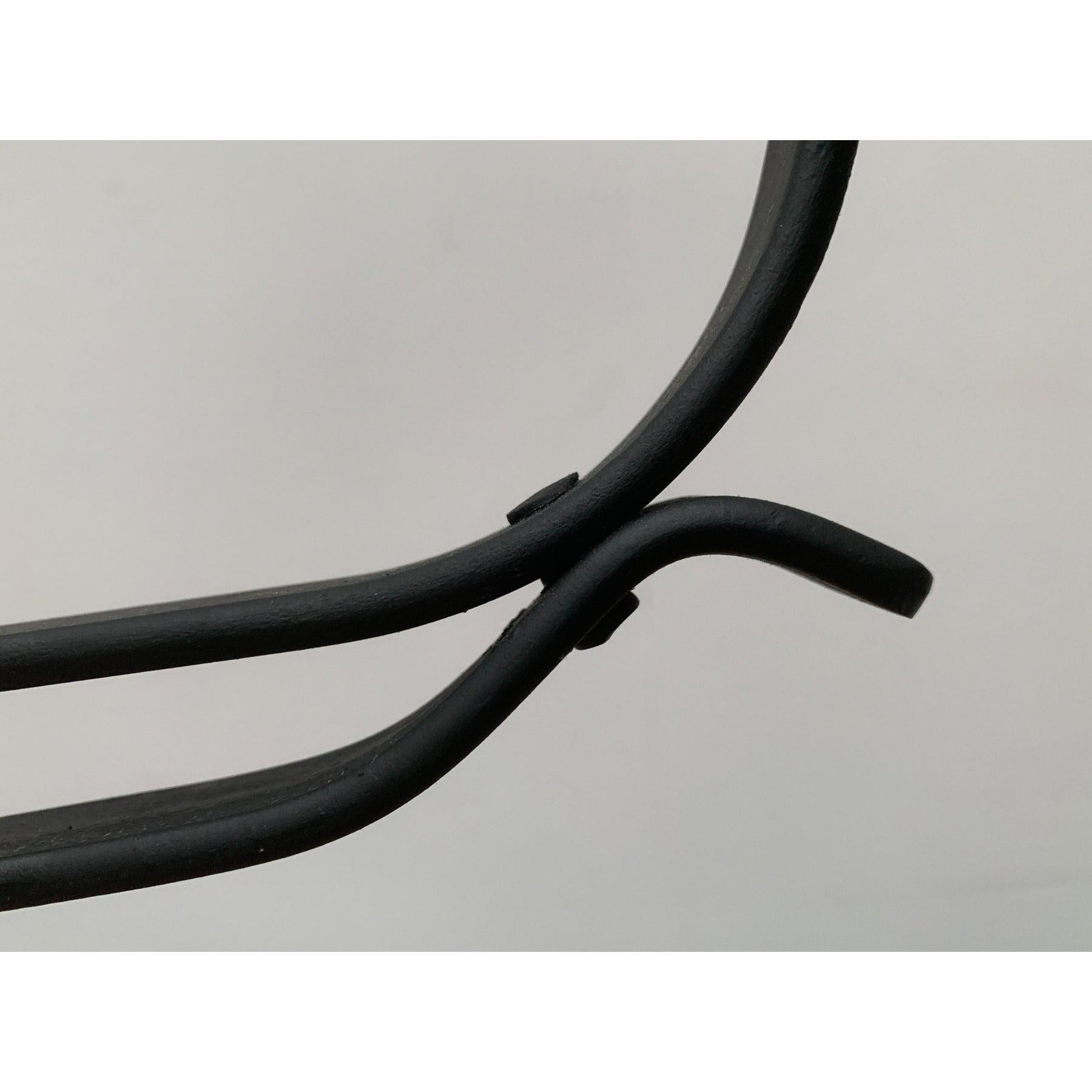 Brutalistischer Metallkerzenhalter, 1970er-Jahre im Angebot 6