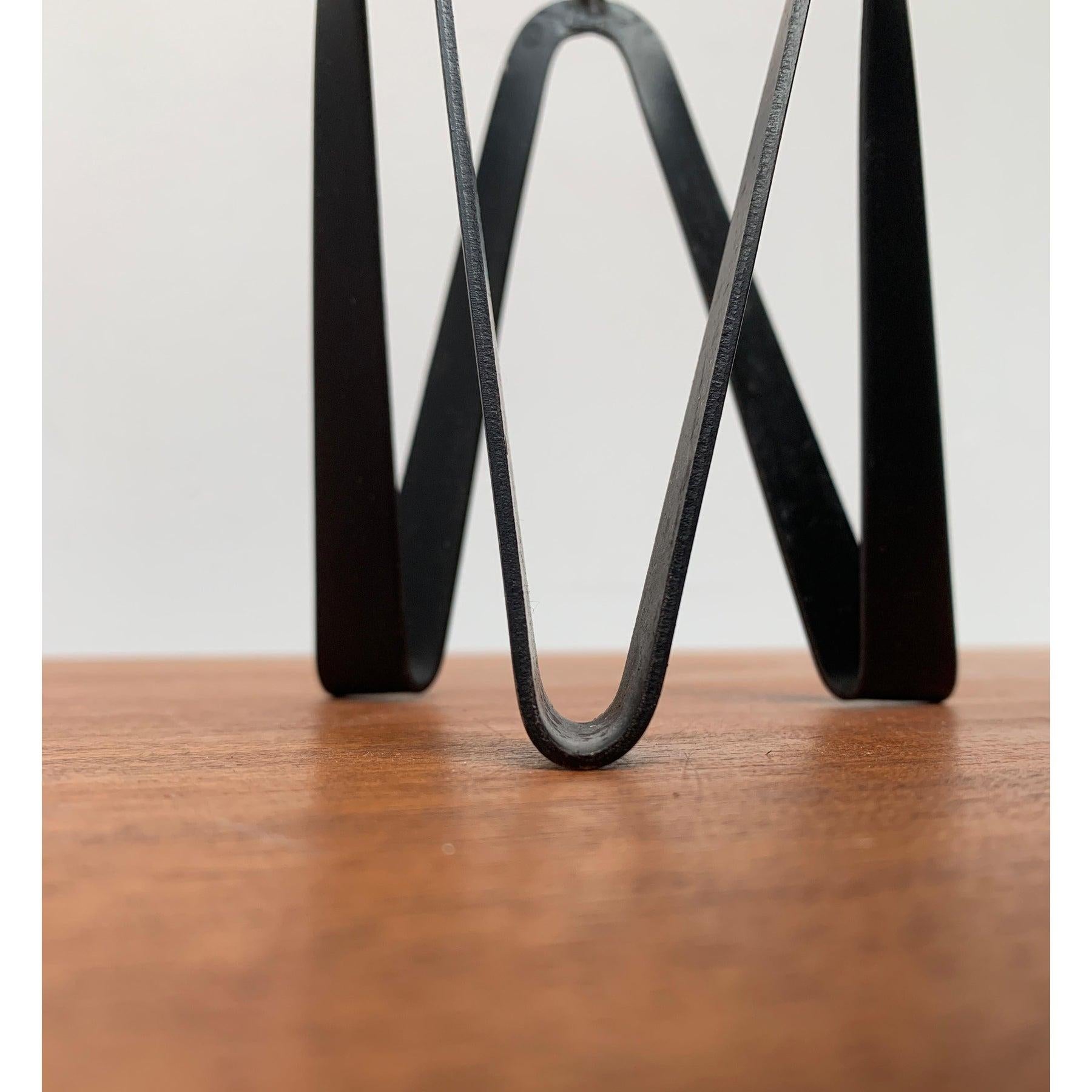 Brutalist Metal Candle Holder For Sale 8