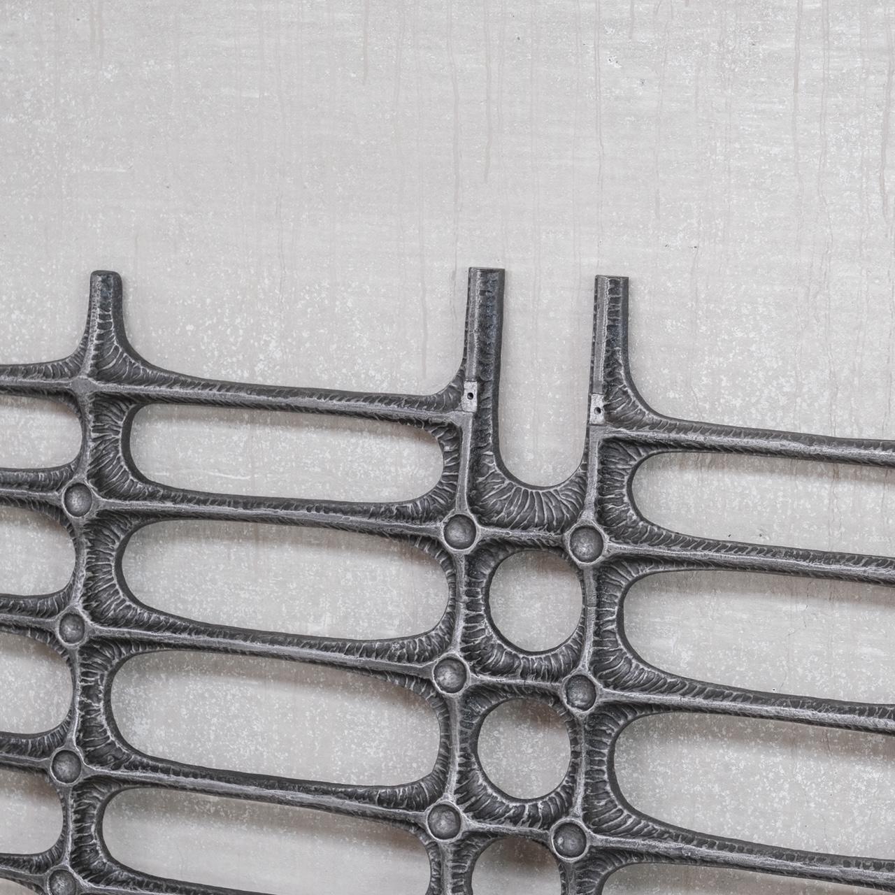 Brutalist Metal Mid-Century Wall Hanging or Decorative Artwork 'No.1' In Good Condition In London, GB