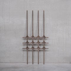 Brutalist Metal Mid-Century Wall Hanging or Decorative Artwork (No.2)