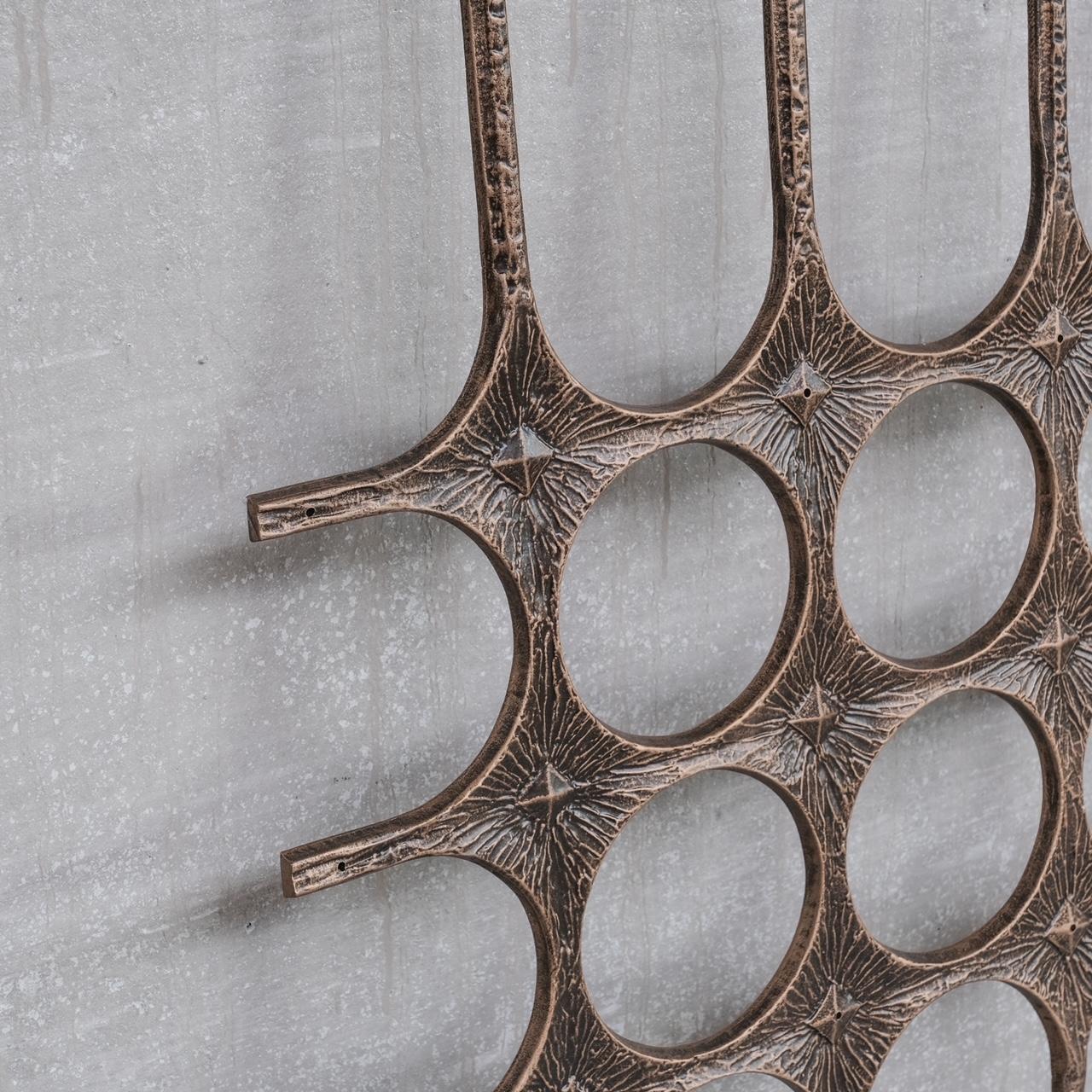 20th Century Brutalist Metal Mid-Century Wall Hanging or Decorative Artwork (No.2) For Sale
