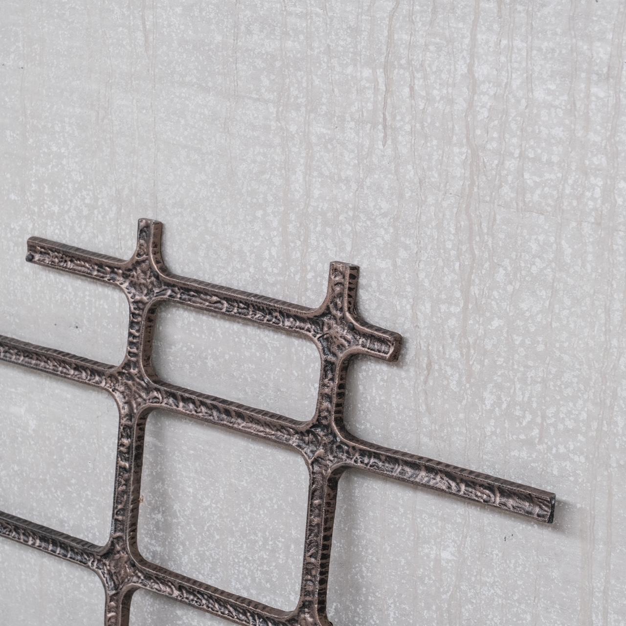 Colgante de pared u obra de arte decorativa Brutalista de metal de mediados de siglo 'No.3 Metal en venta