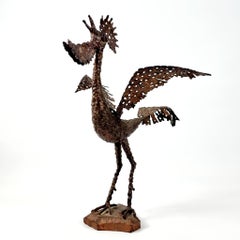 Sculpture de coq brutaliste d'Ivan Zajec, Yugoslavia, 1967