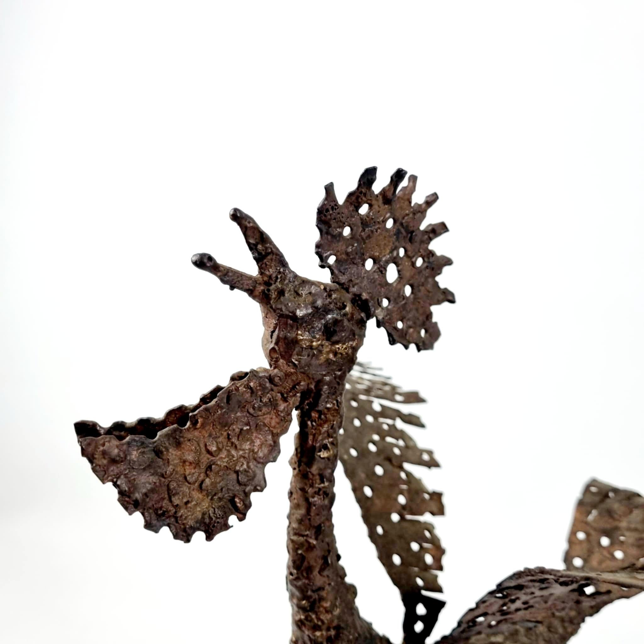 Escultura Brutalista de Gallo de Metal de Ivan Zajec, Yugoslavia, 1967 en Excelente estado para la venta en Lucija, SI