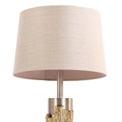 Brutalist Metal Table Lamp by Laurel Lamp Company