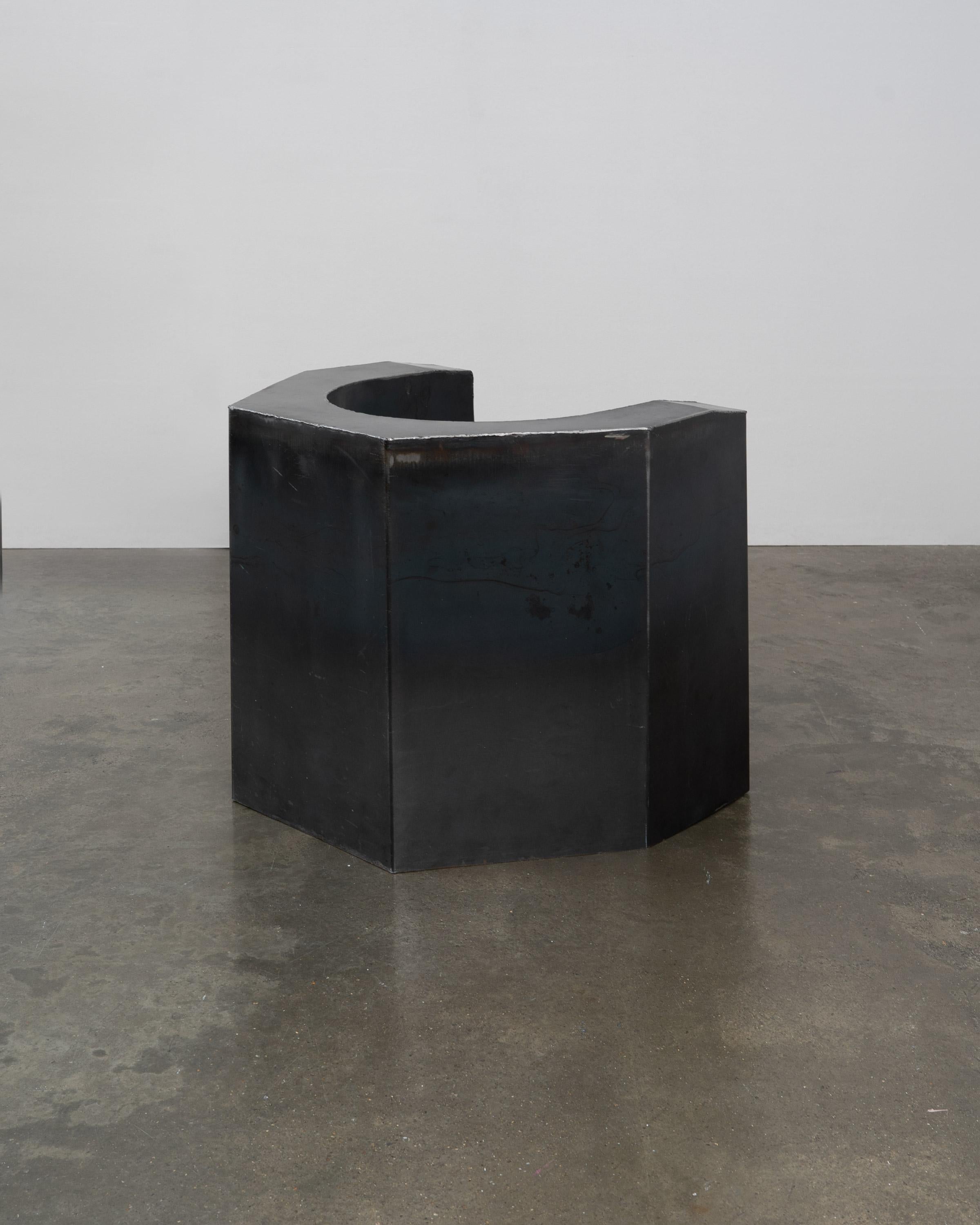 20ième siècle Fauteuil en métal brutaliste en vente