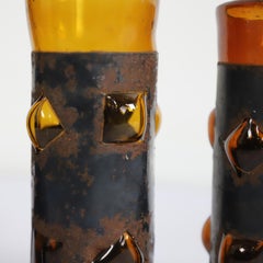 Brutalist Mexican Modern Glasses Set by Feders