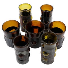 Modernes mexikanisches Tequila-Gläser-Set aus dem Brutalismus von Feders