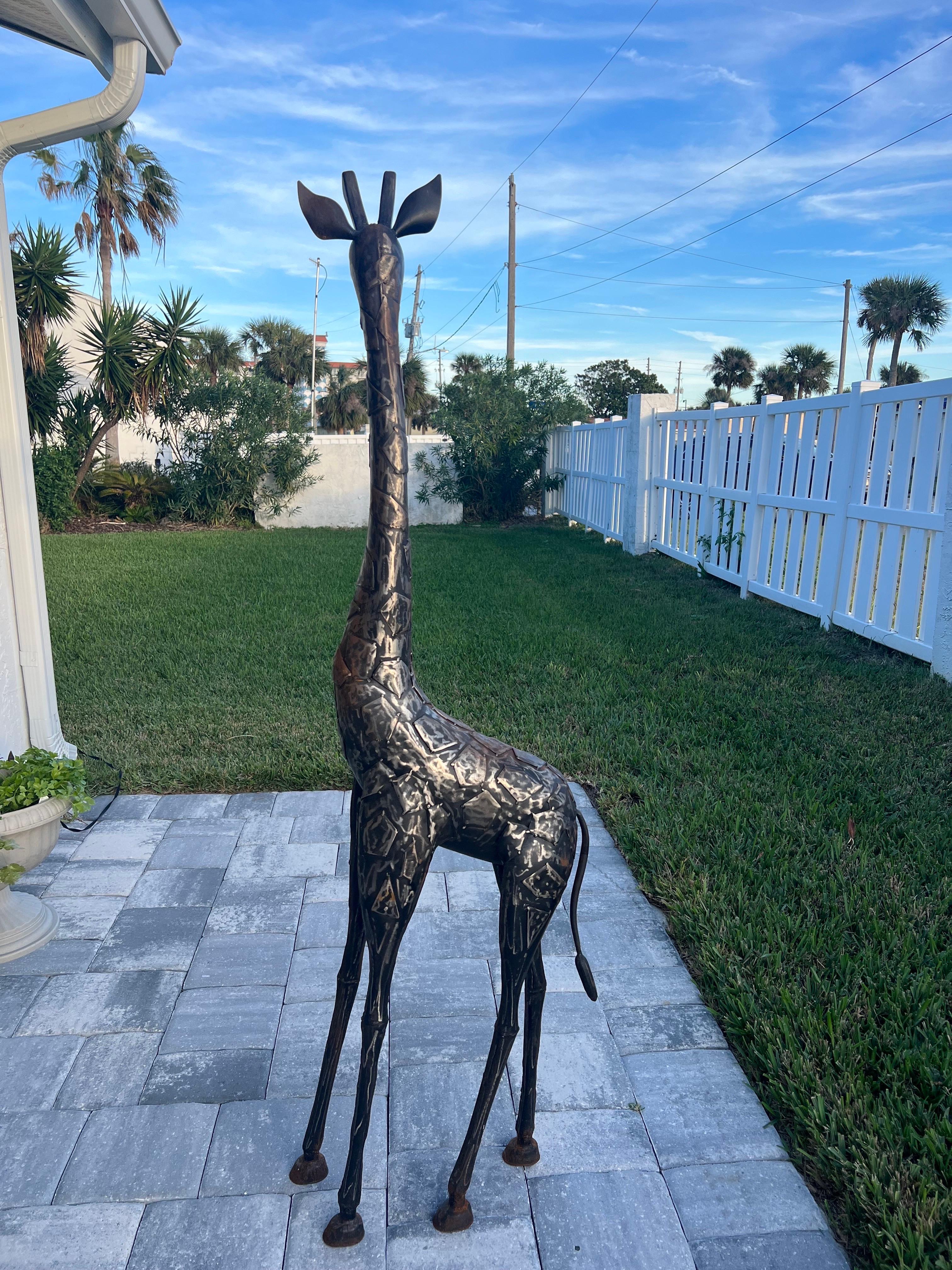 Statua di giraffa brutalista di metà secolo in vendita 4