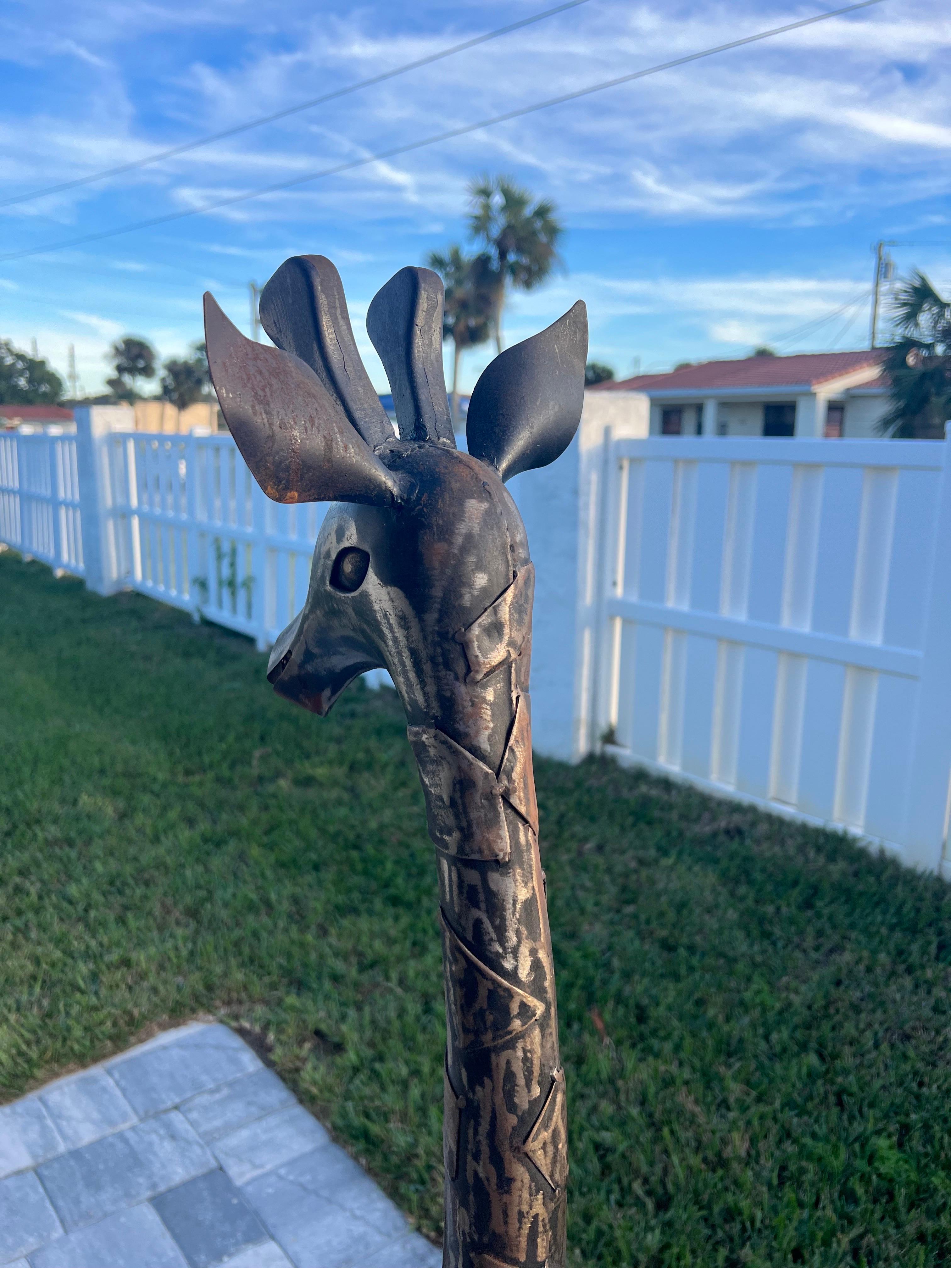 Statua di giraffa brutalista di metà secolo in vendita 5