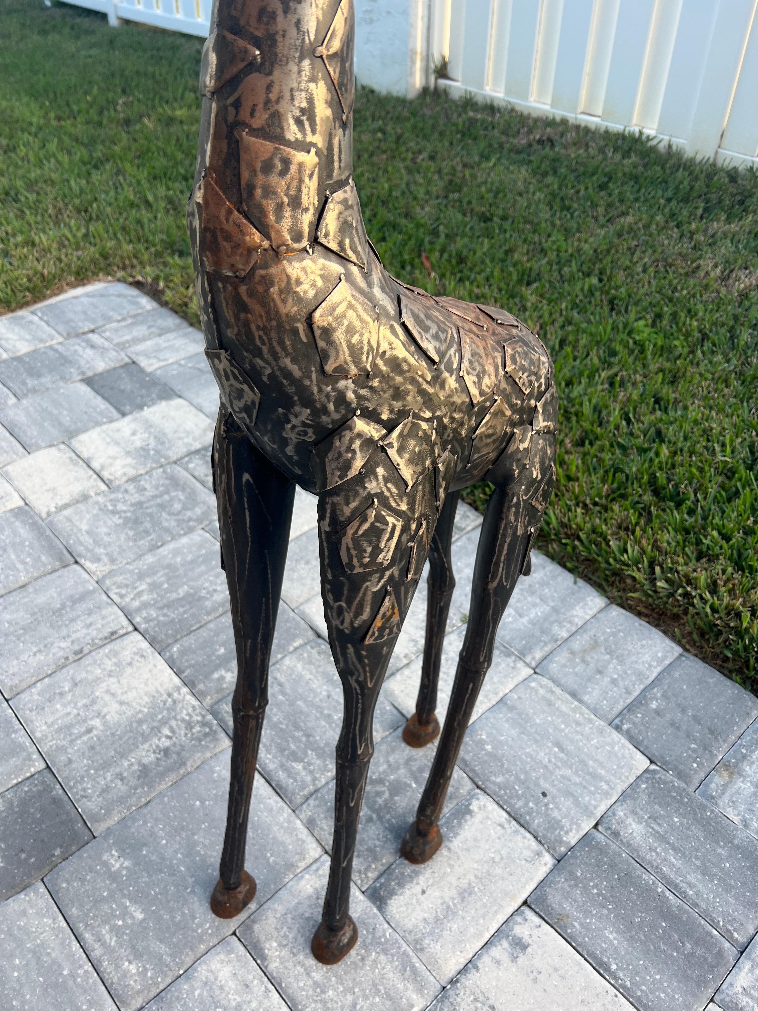 Statua di giraffa brutalista di metà secolo in vendita 6