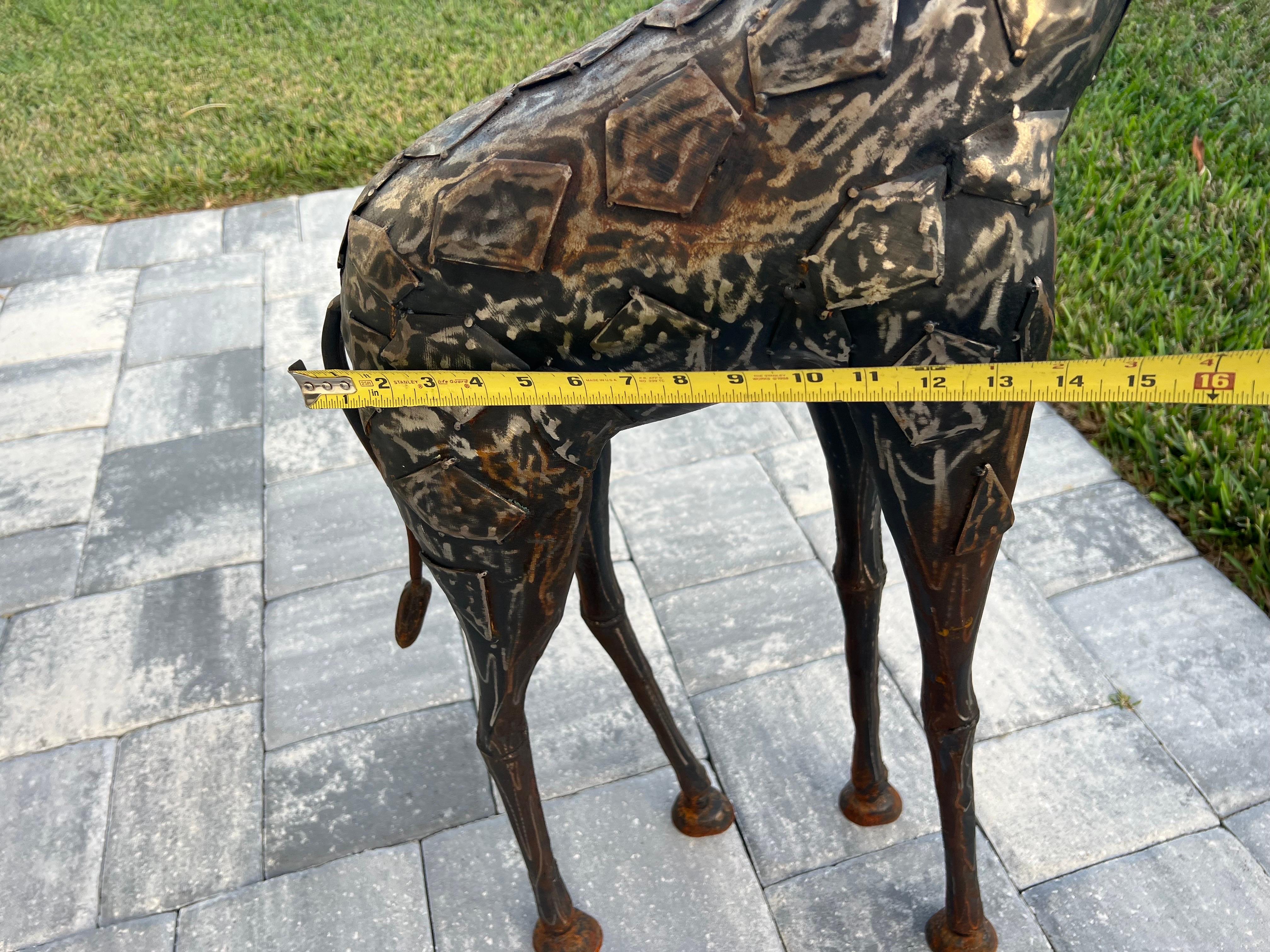 Statua di giraffa brutalista di metà secolo in vendita 9