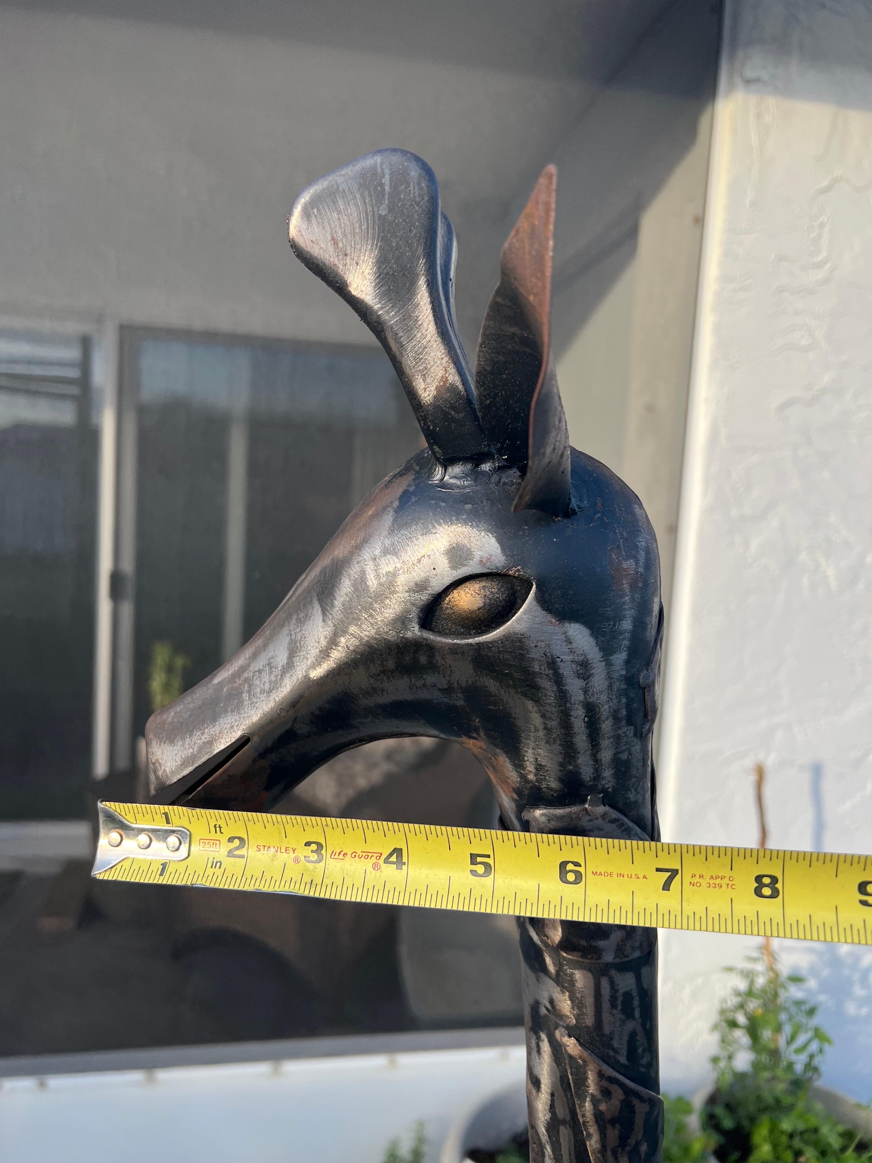 Statua di giraffa brutalista di metà secolo in vendita 10