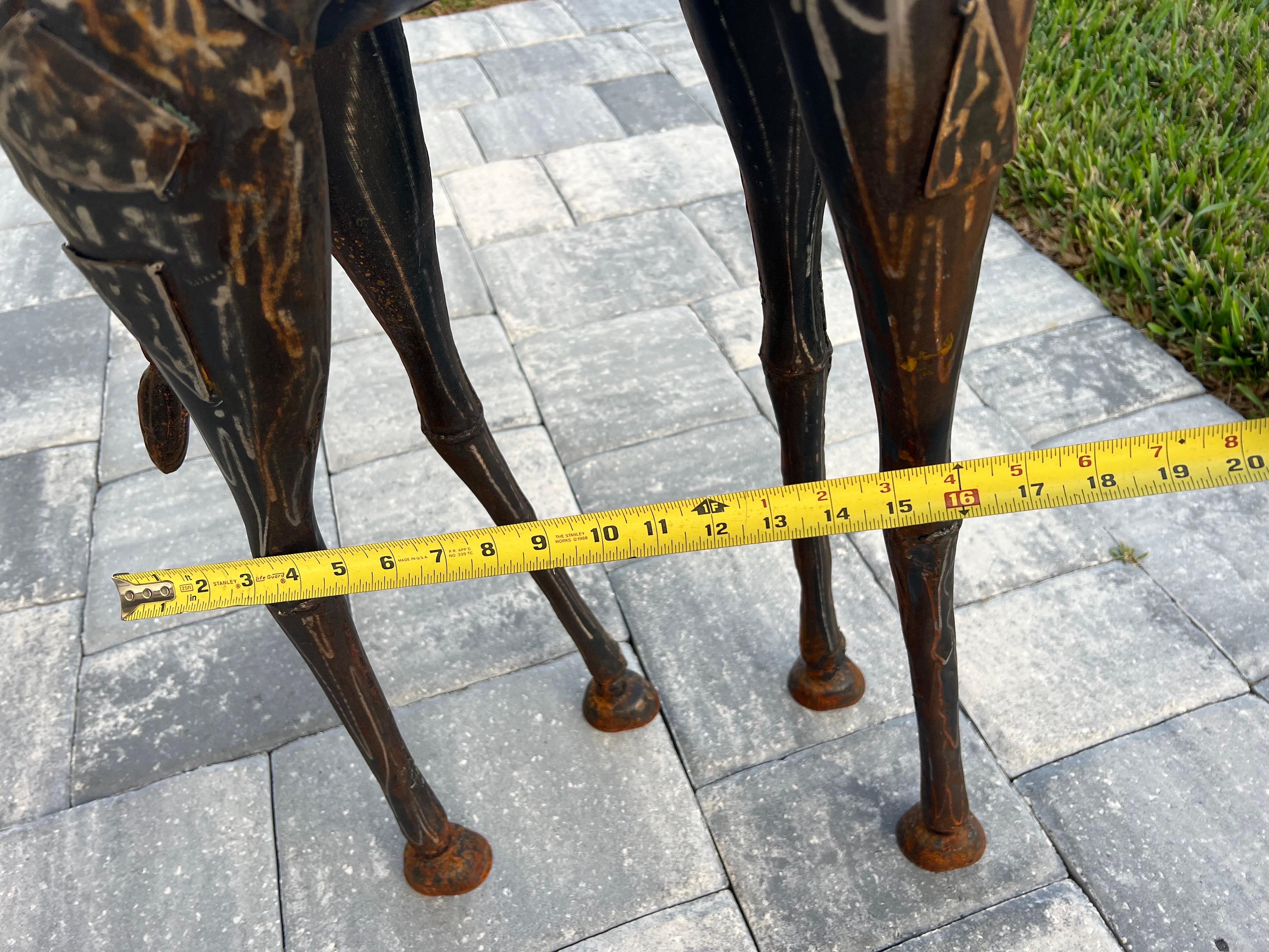 Statua di giraffa brutalista di metà secolo in vendita 11