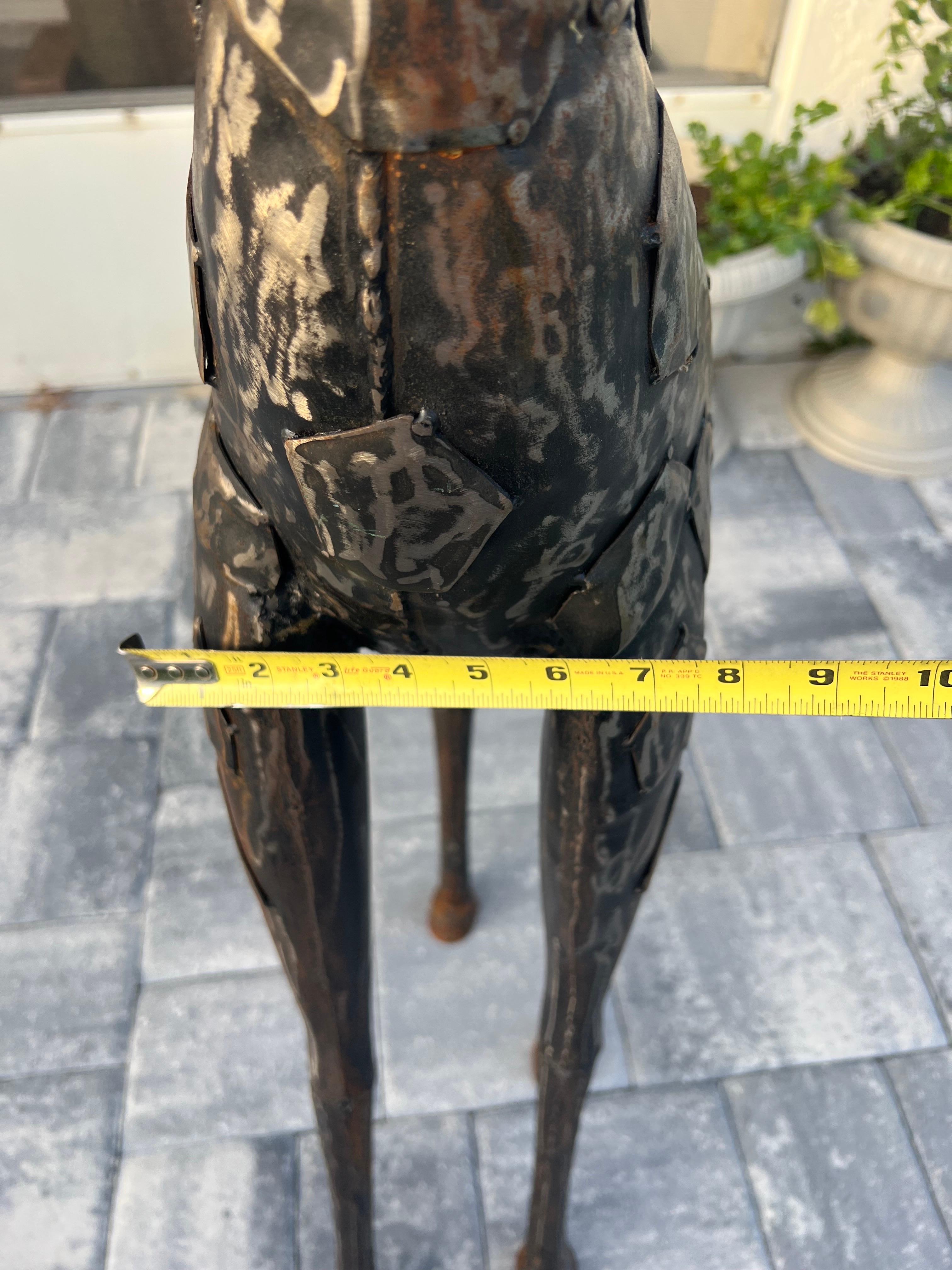 Statua di giraffa brutalista di metà secolo in vendita 12