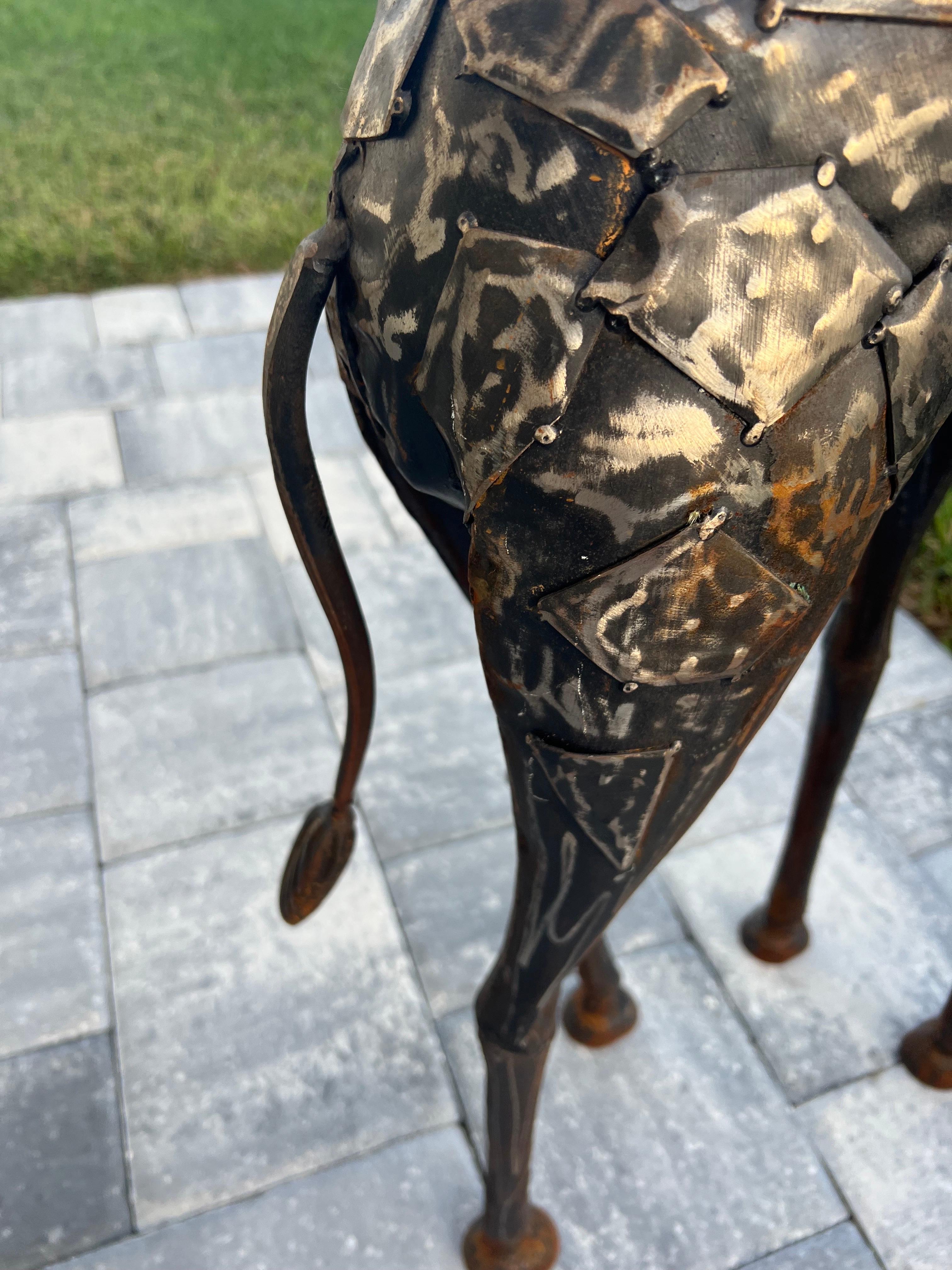 Statua di giraffa brutalista di metà secolo in vendita 1