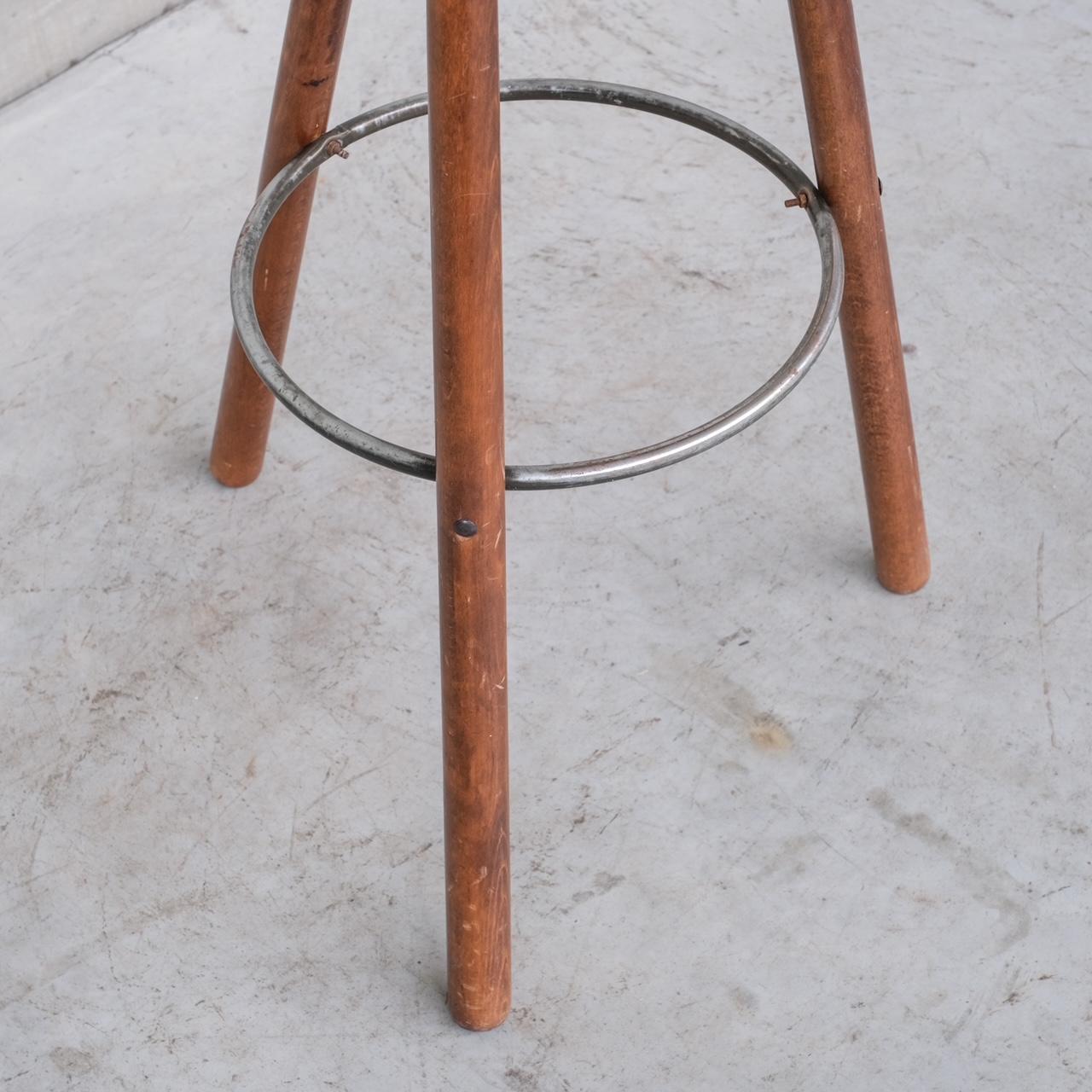 Brutalist Mid-Century 'Marbella' Bar Stools 'Up to 6 Available' 1