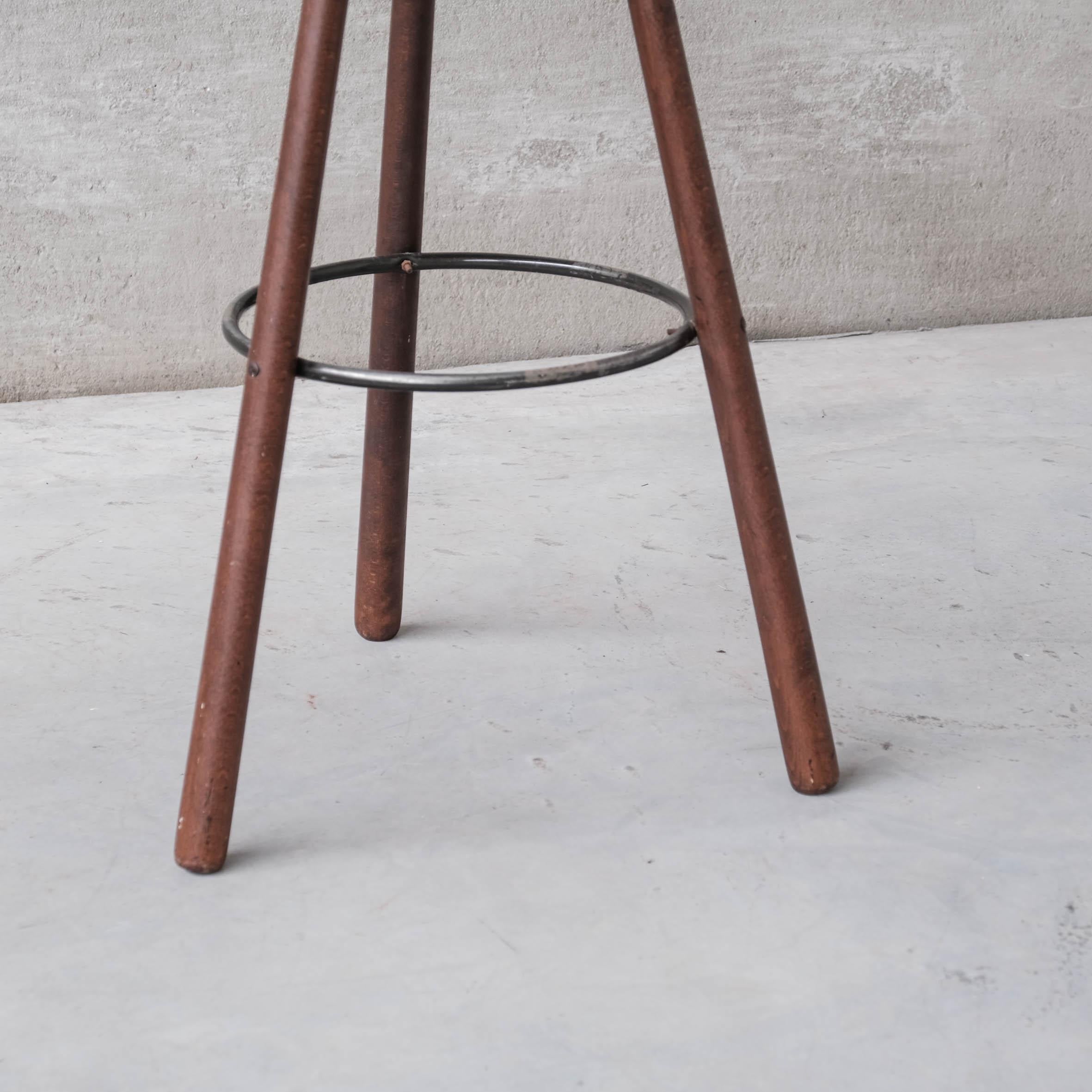 Brutalist Mid-Century 'Marbella' Bar Stools 'up to 8 Available' 1