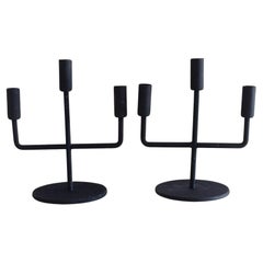 Used Brutalist Mid Century Modern Iron Candelabra, Germany, 1950s