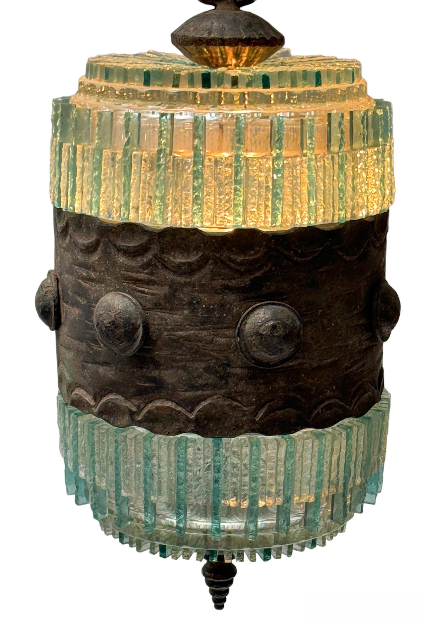 Farol Brutalista Moderno de Mediados de Siglo by Poliarte Italia, 1970s en Bueno estado para la venta en Amsterdam, NL